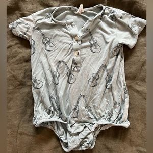Kate Quinn Green Guitar Onesie 6-12 Months